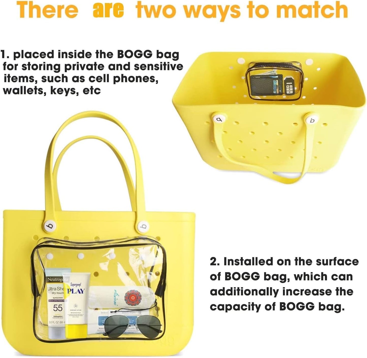 Travel Inner Bag for Beach Tote